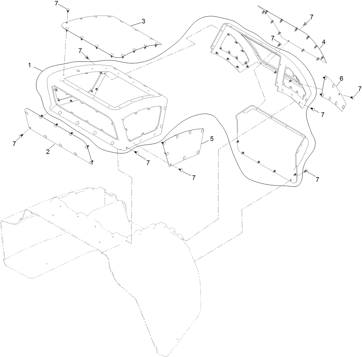 Hood Intake Assembly No. 142-4742