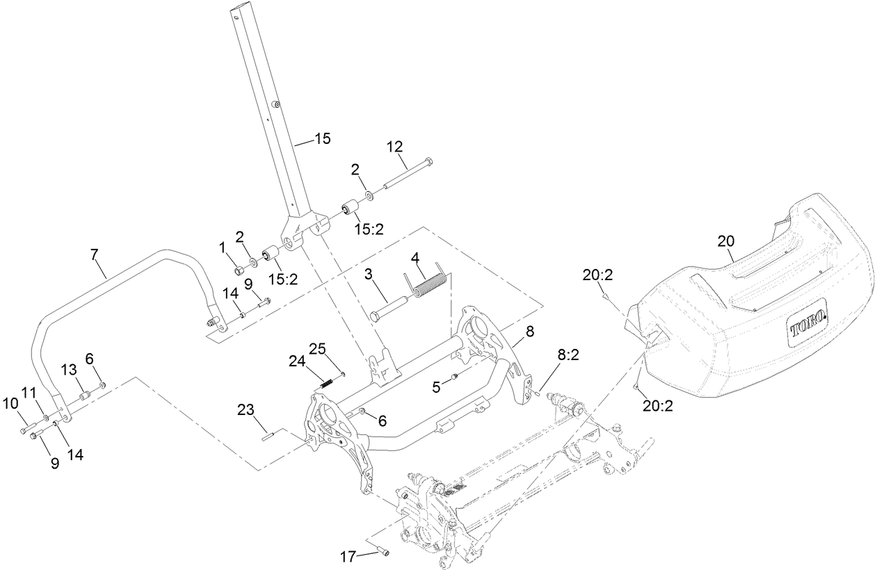 Frame and Handle Mount Assembly