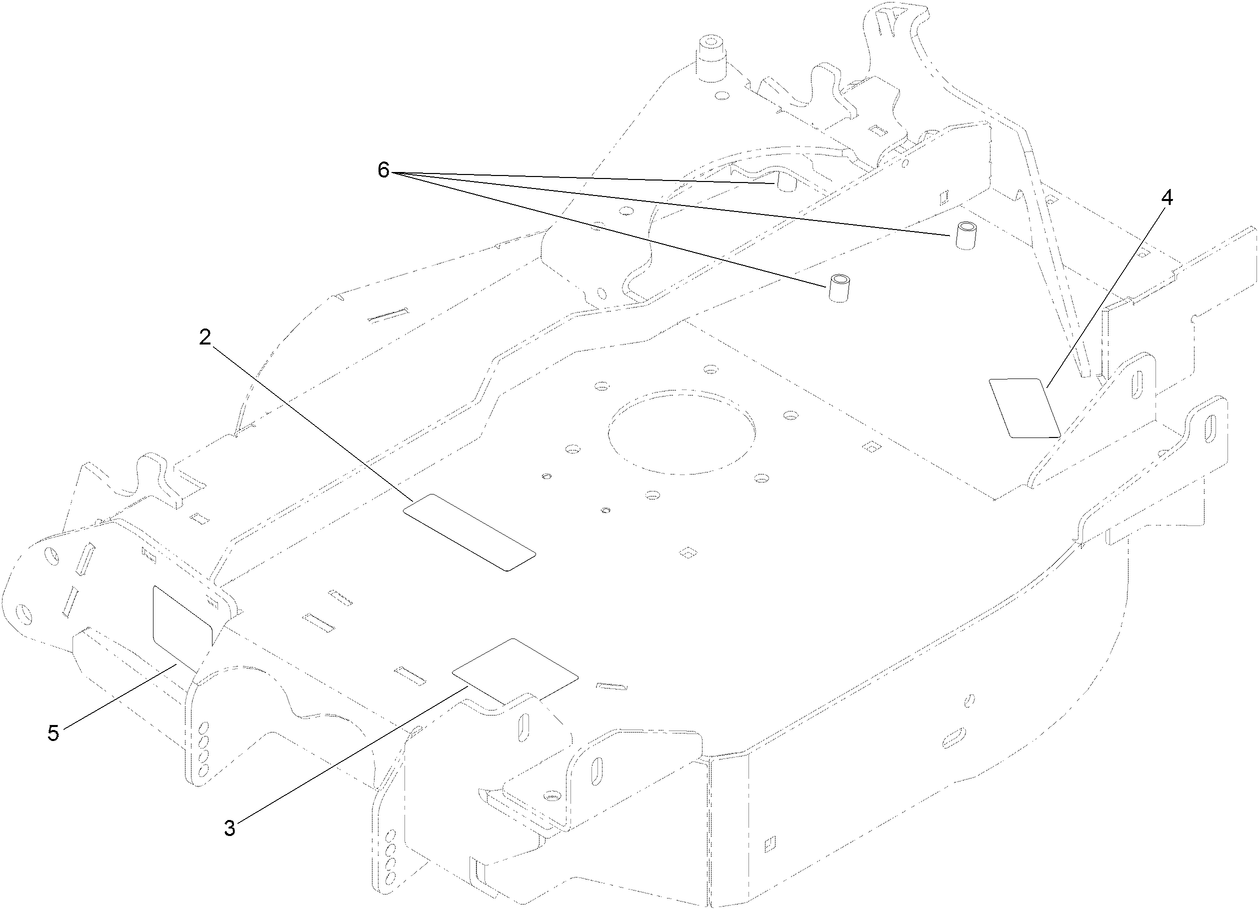 LH Wing Deck W/Decals Assembly No. 142-5475