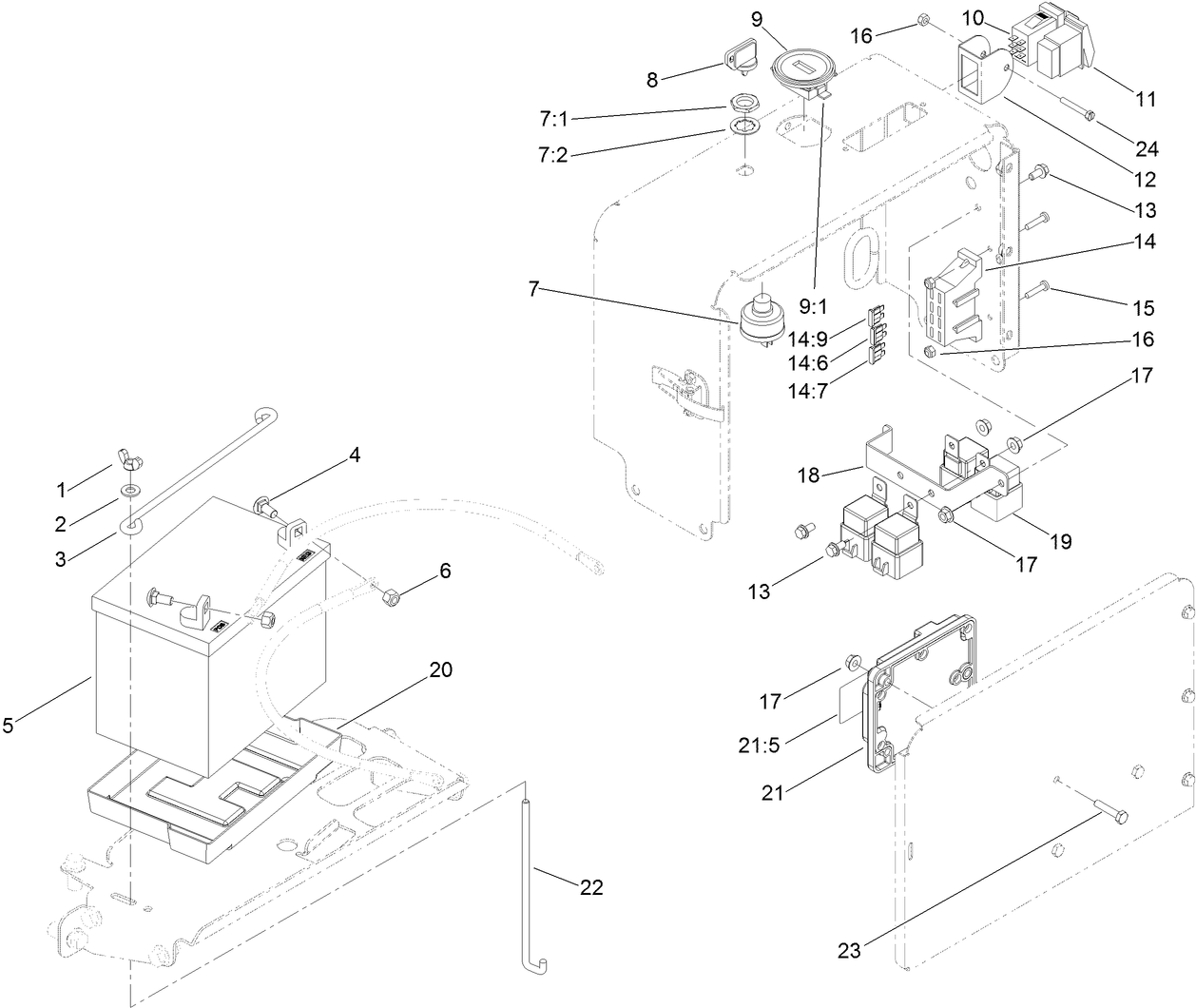 Console Electronics Assembly