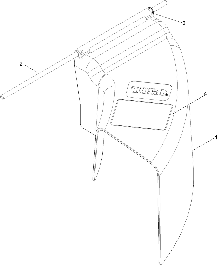 Side-Discharge Deflector Kit Assembly No. 139-6556