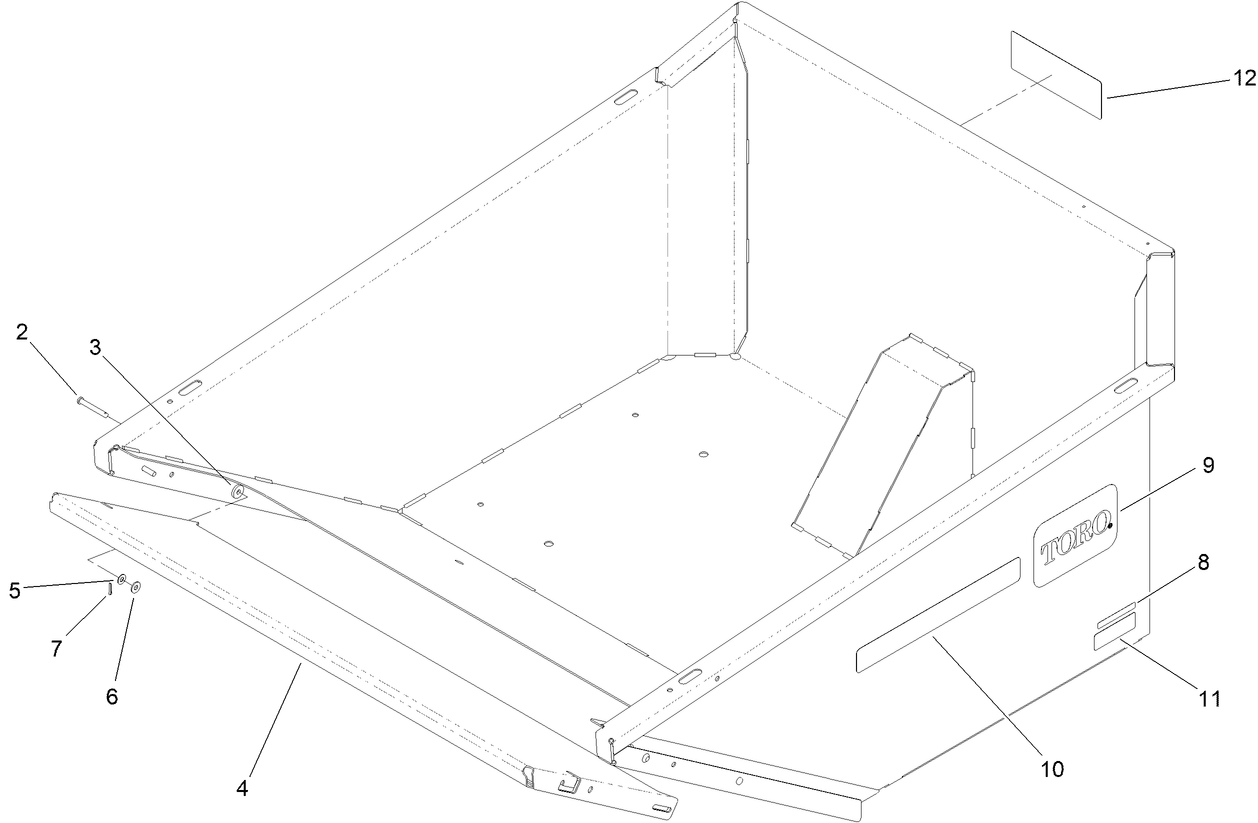 Mulch Bucket Assembly