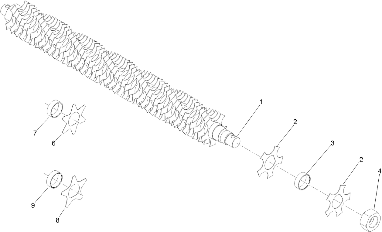 21 Inch Twin Tip Groomer Assembly
