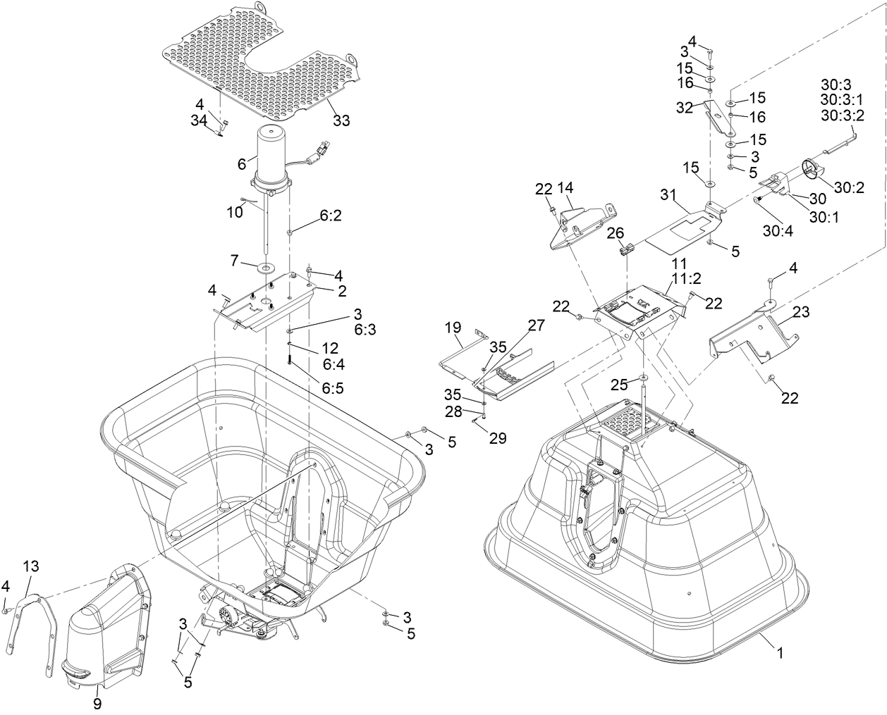 Spreader Hopper Assembly