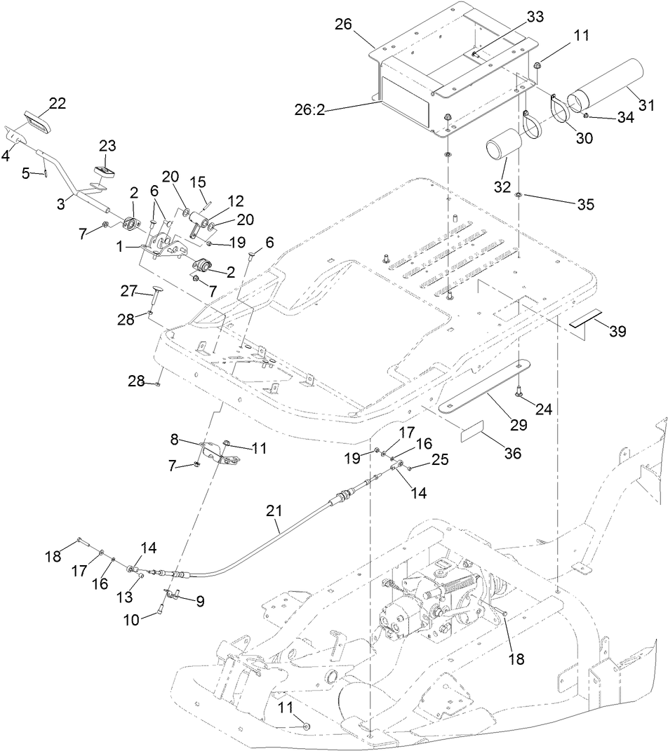 Traction Pedal Assembly