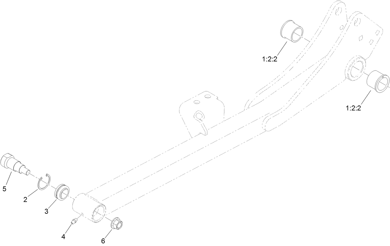 RH Lift Arm Assembly No. 138-7429SP