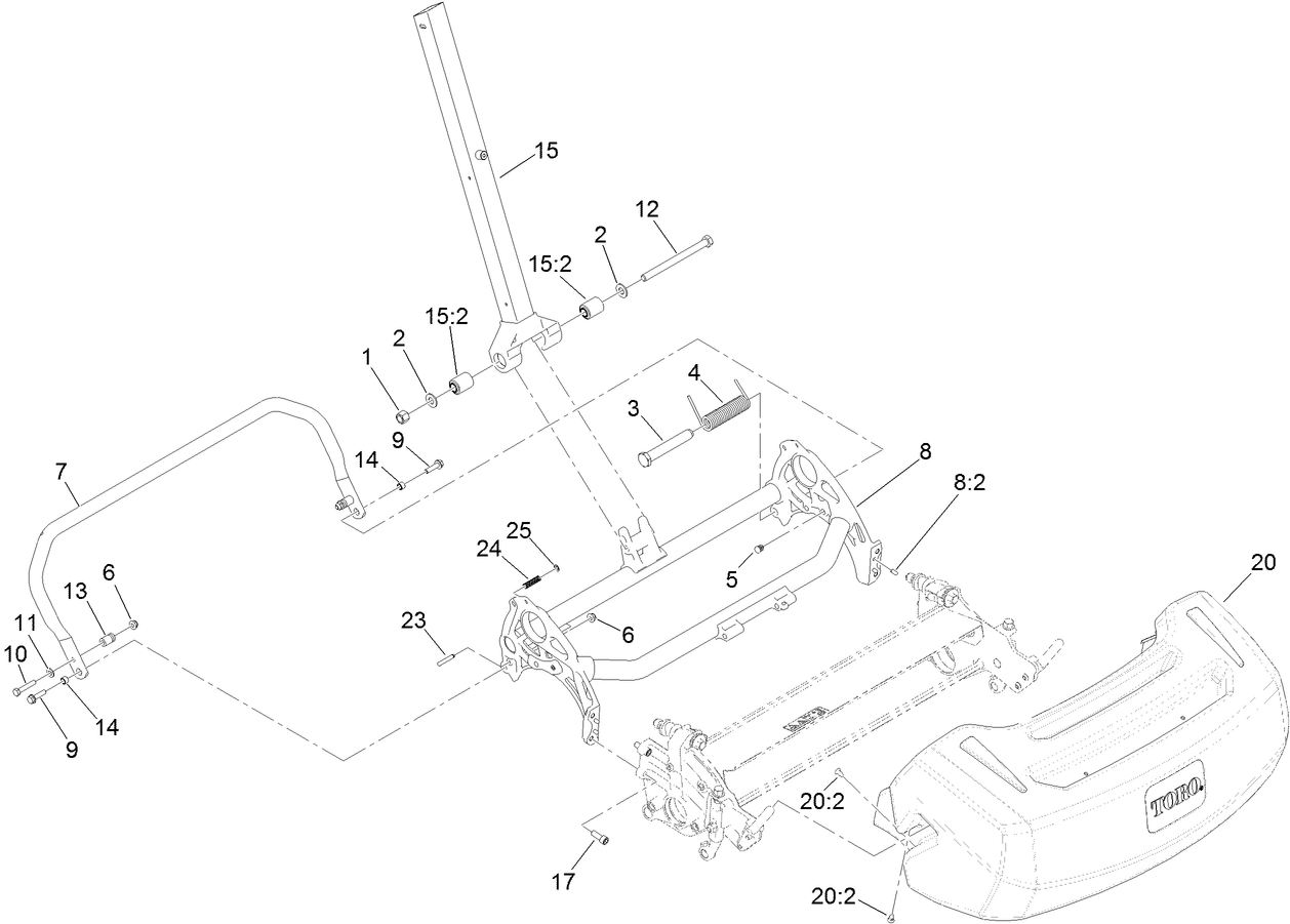 Frame and Handle Mount Assembly