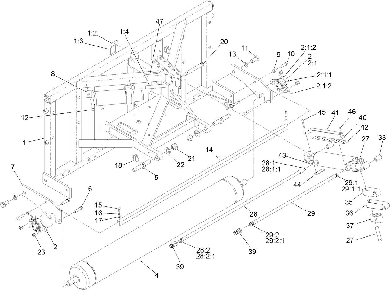 Frame and Roller Assembly