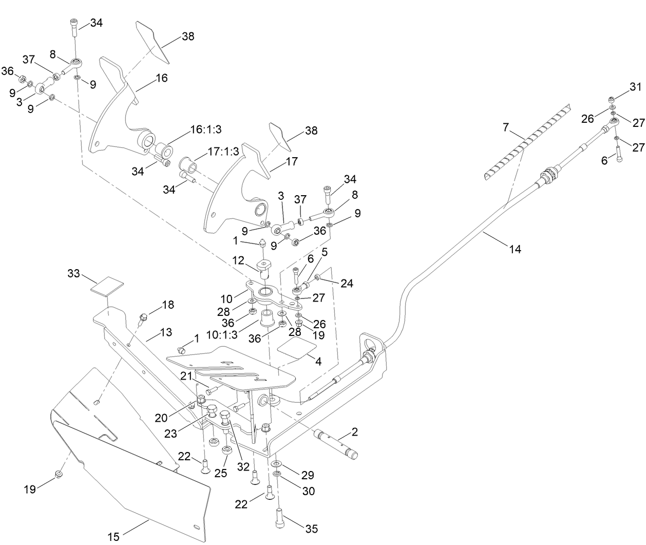 Pedal Control Assembly