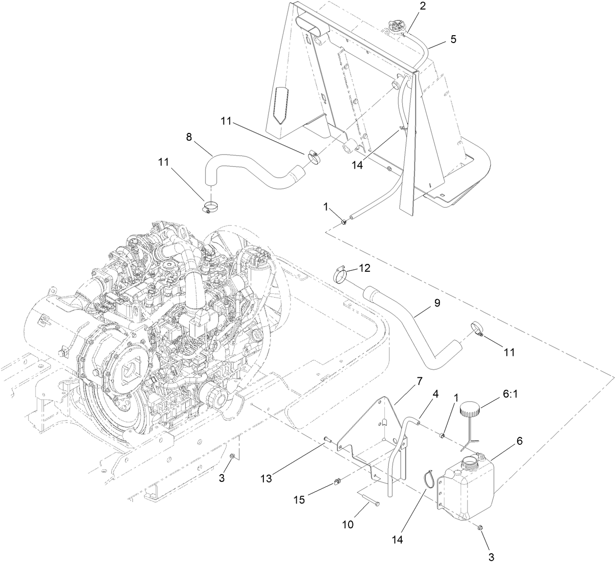 Engine Cooling and Hose Assembly