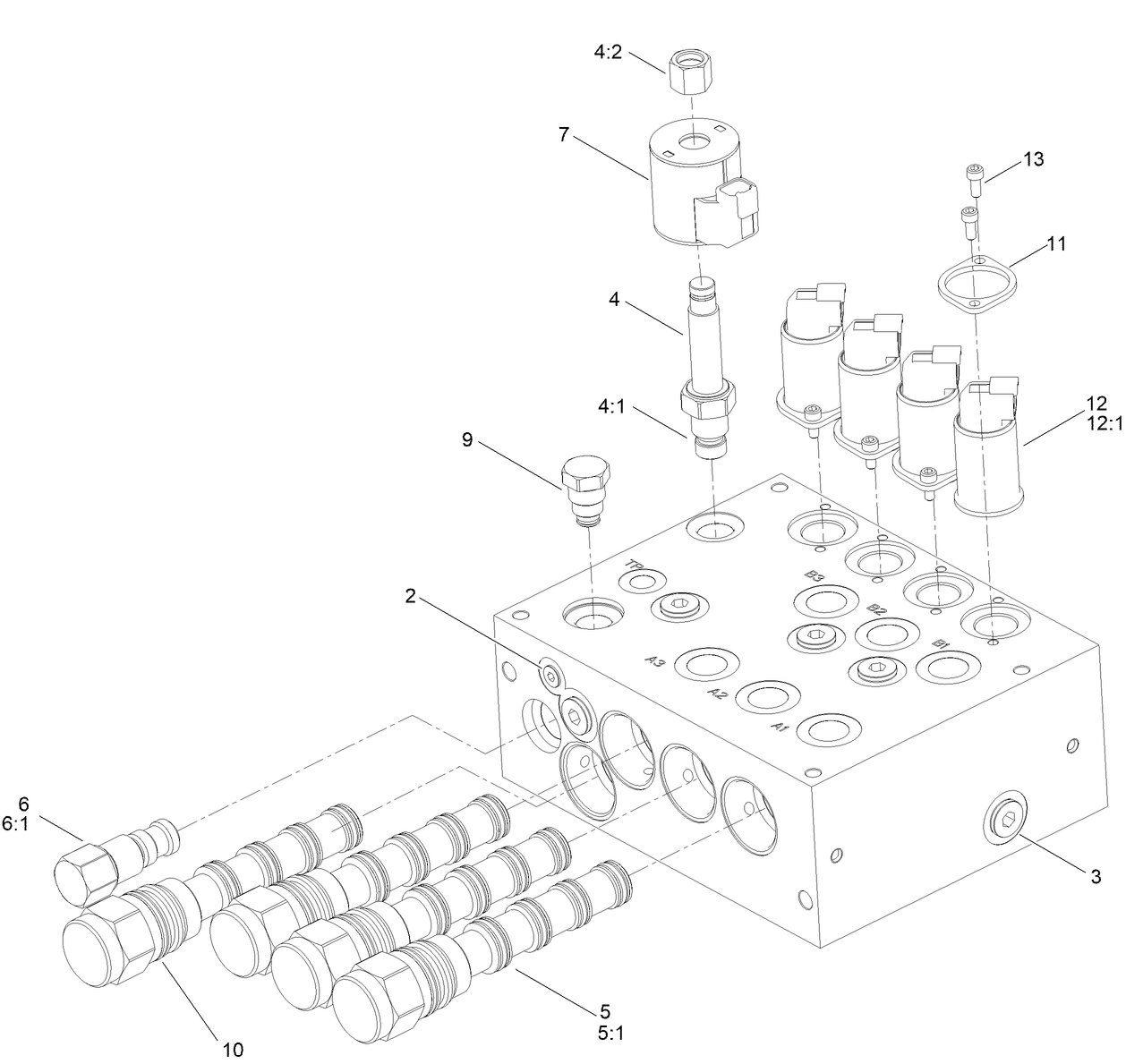 Cutter Control Manifold Assembly No. 134-4822
