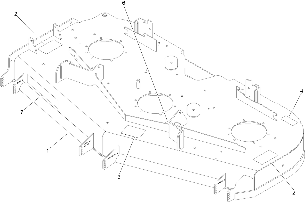 Deck Decal Assembly No. 144-6588