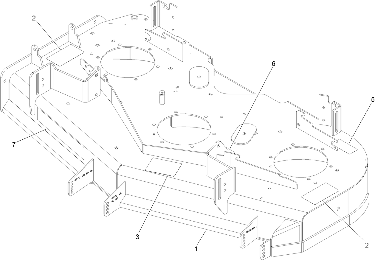 Deck Decal Assembly No. 144-6586