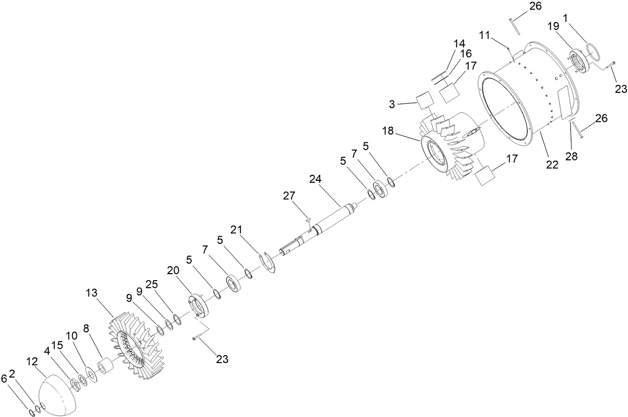 Turbine Assembly No. 127-6277