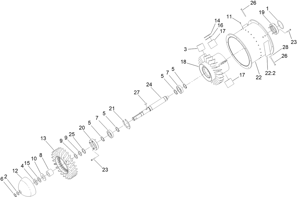 Turbine Assembly No. 127-6277