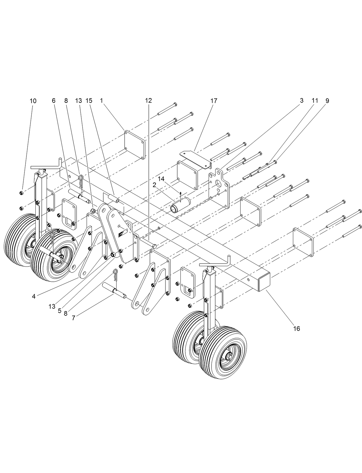 3-Point and Rake Carrier Assembly