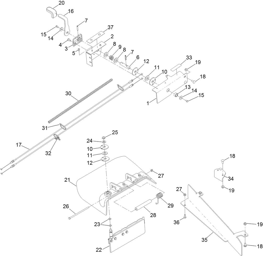 Gate Chute Assembly No. 144-6572