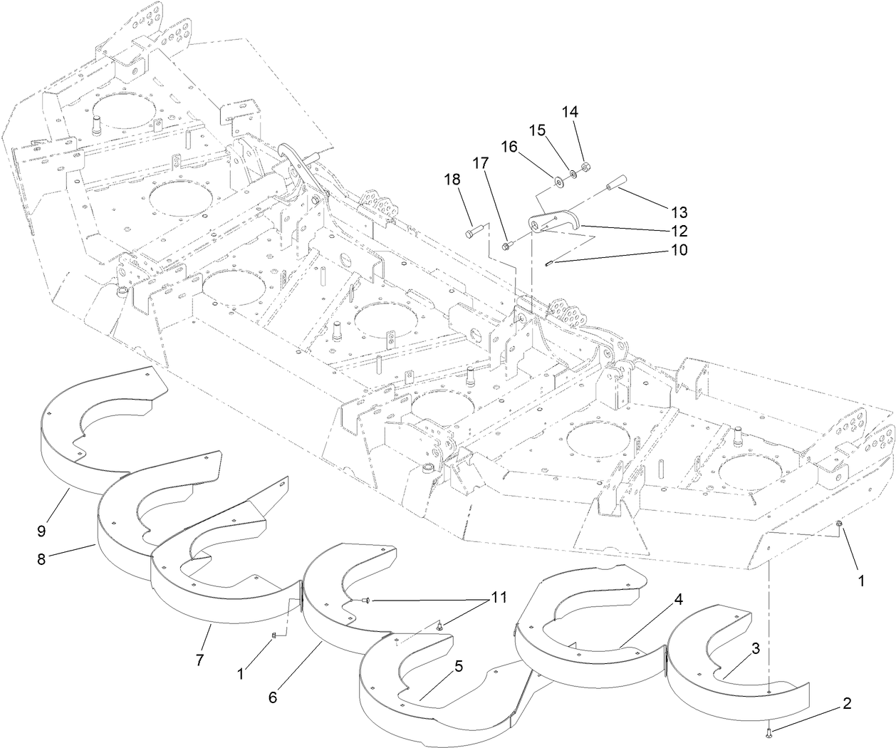 Rear Discharge Baffle Assembly