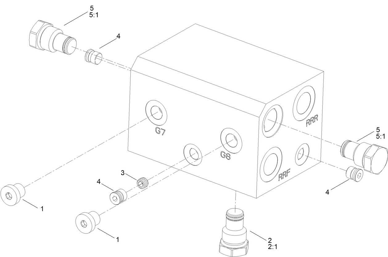 Hydraulic Manifold Assembly No. 134-3295