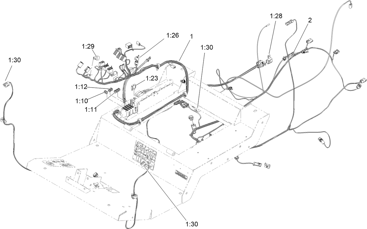 Platform Wire Harness and Fuse Assembly