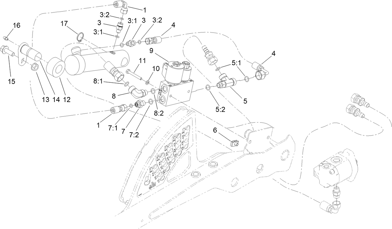 Lift Valve and Cylinder Assembly