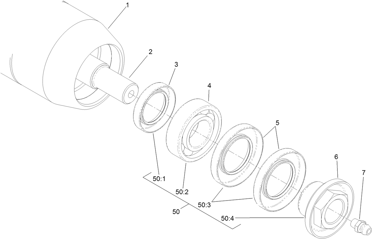 Optional Long Roller Assembly No. 137-6101