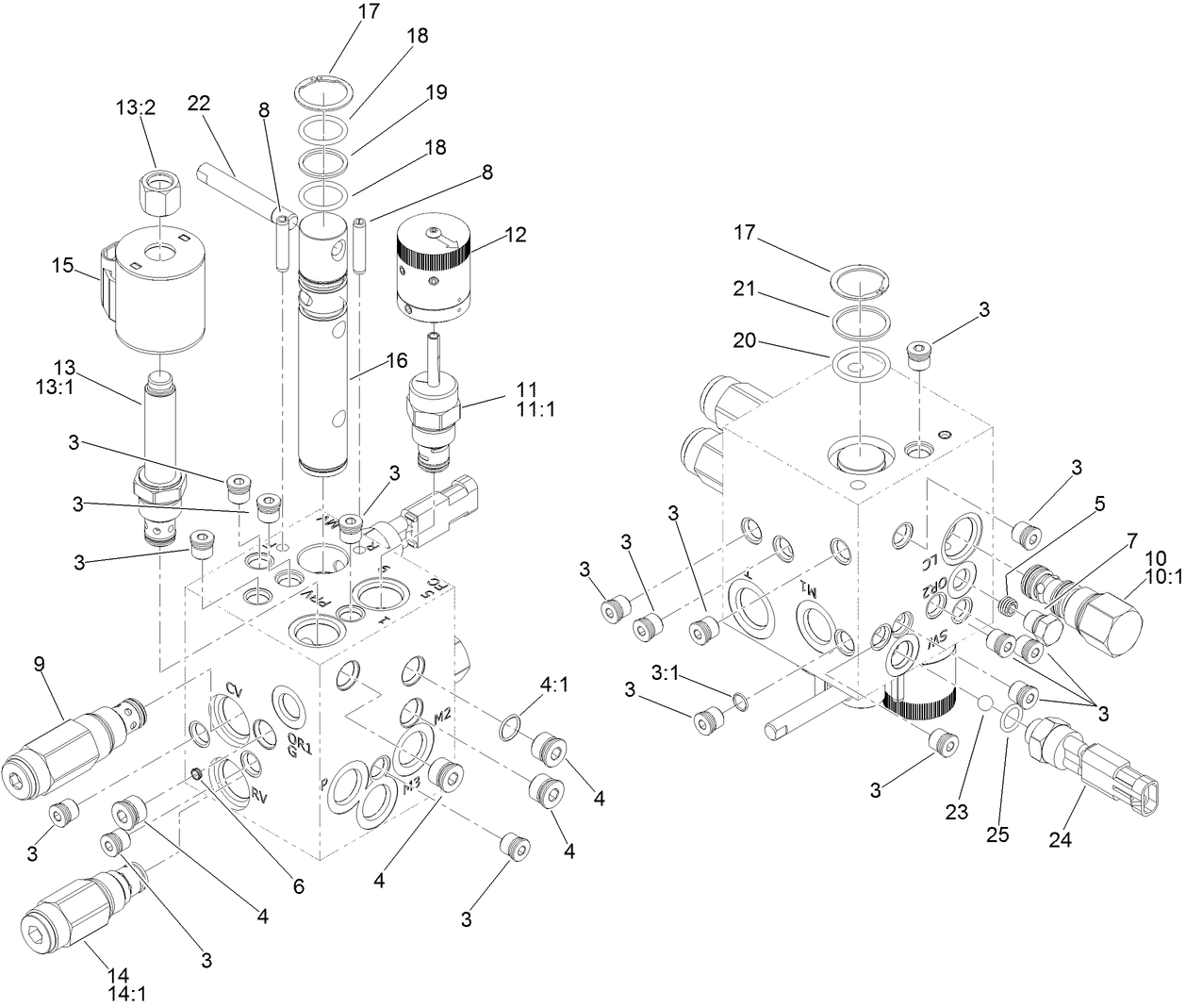 Mow Manifold Assembly No. 139-6025