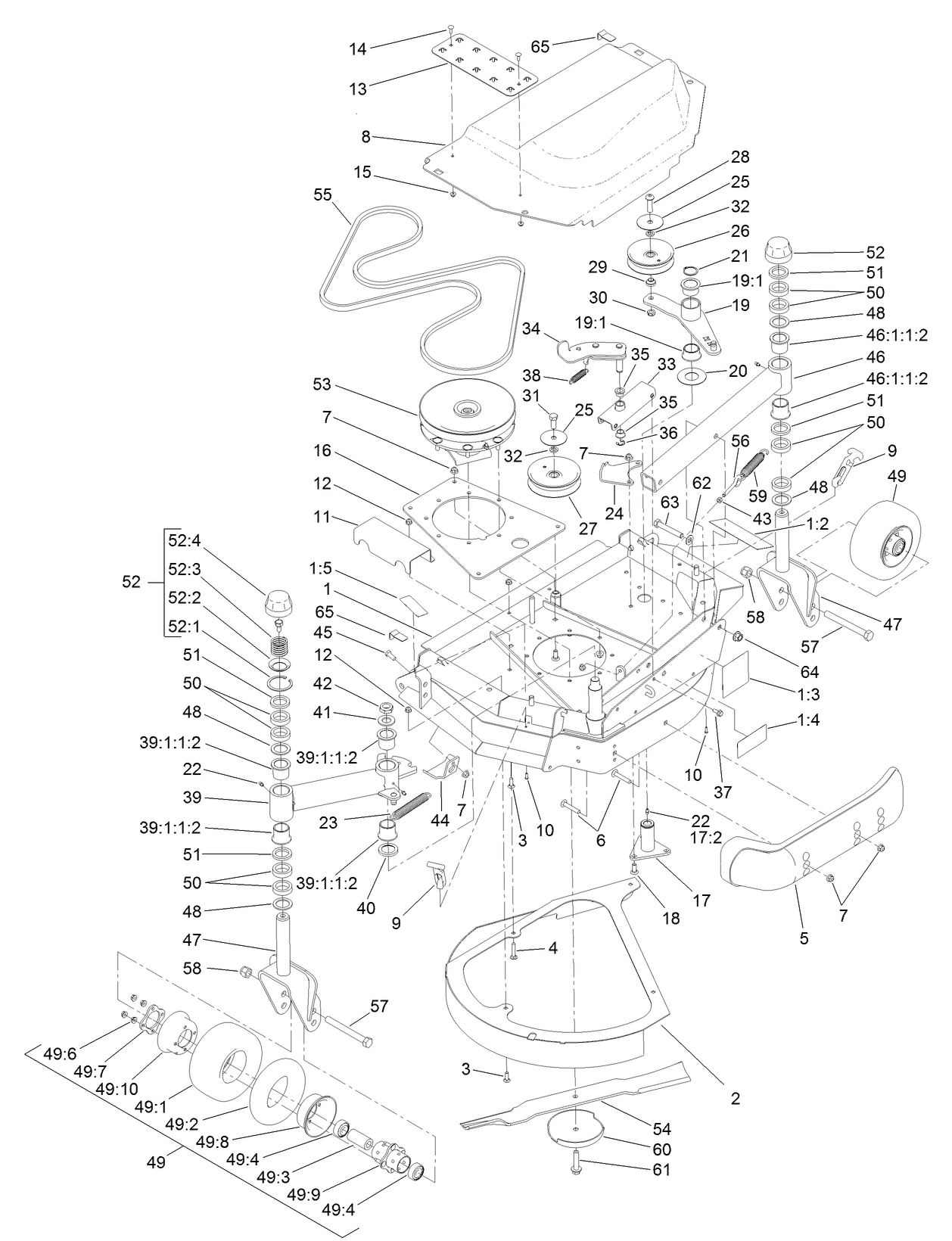 LH Wing Deck Assembly