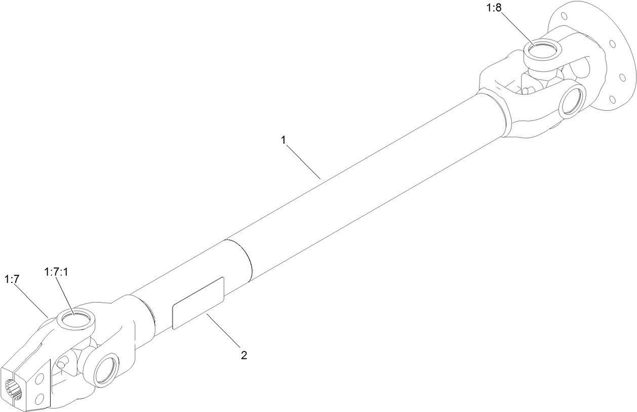 Driveshaft Assembly No. 144-0521SP