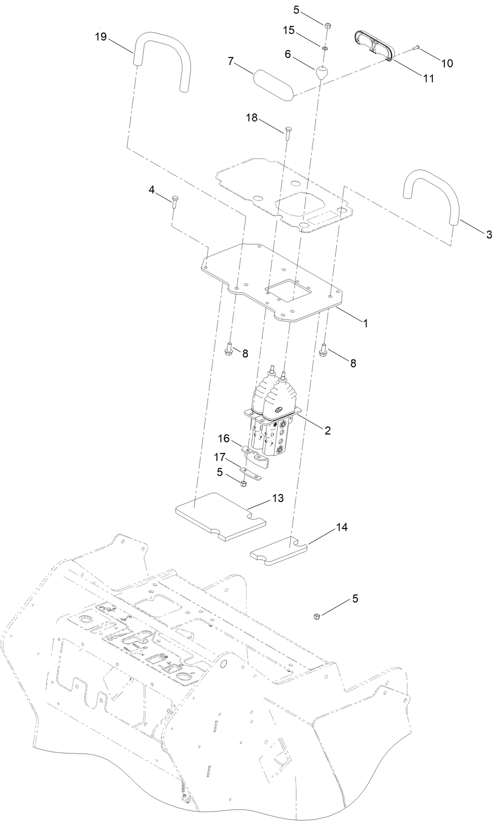 Control Valve and Reference Bar Assembly