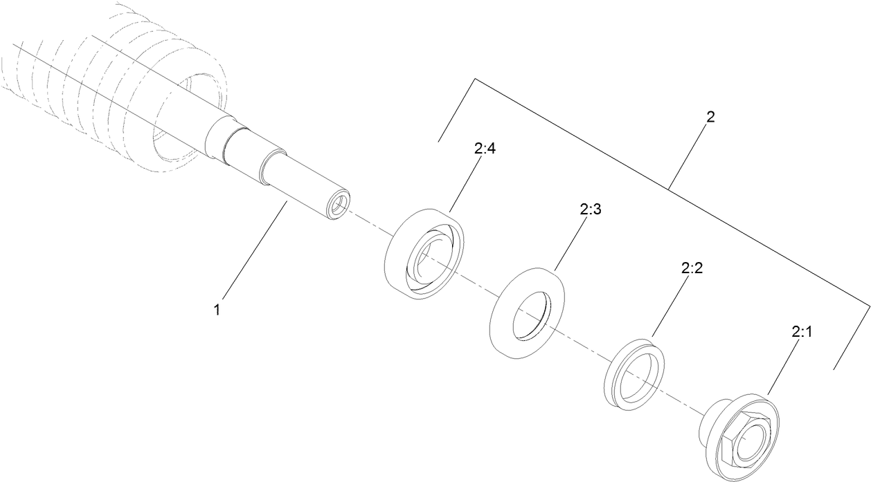 Shaft Replacement Kit Assembly No. 108-8625