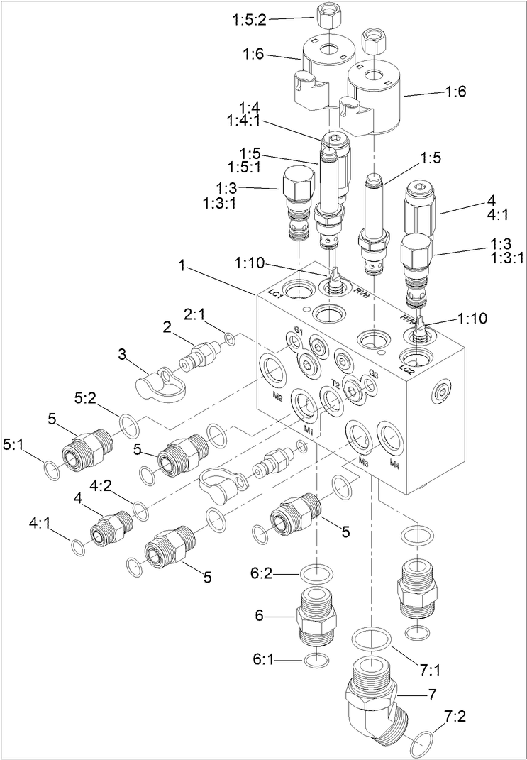 Mow Manifold Assembly No. 120-8064