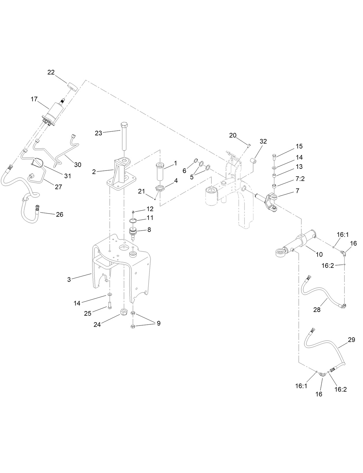 Steering Hydraulics Assembly