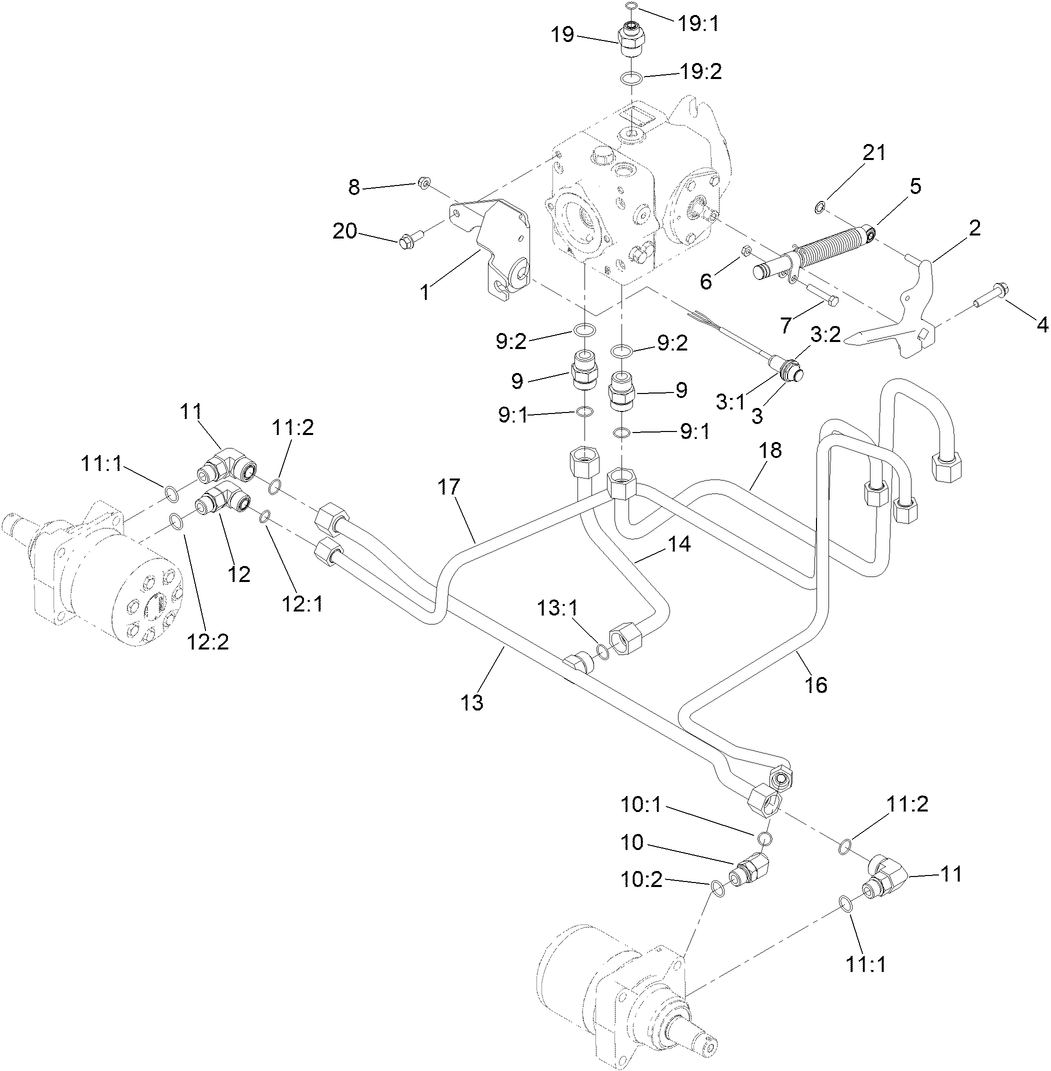 Traction Hydraulic Assembly