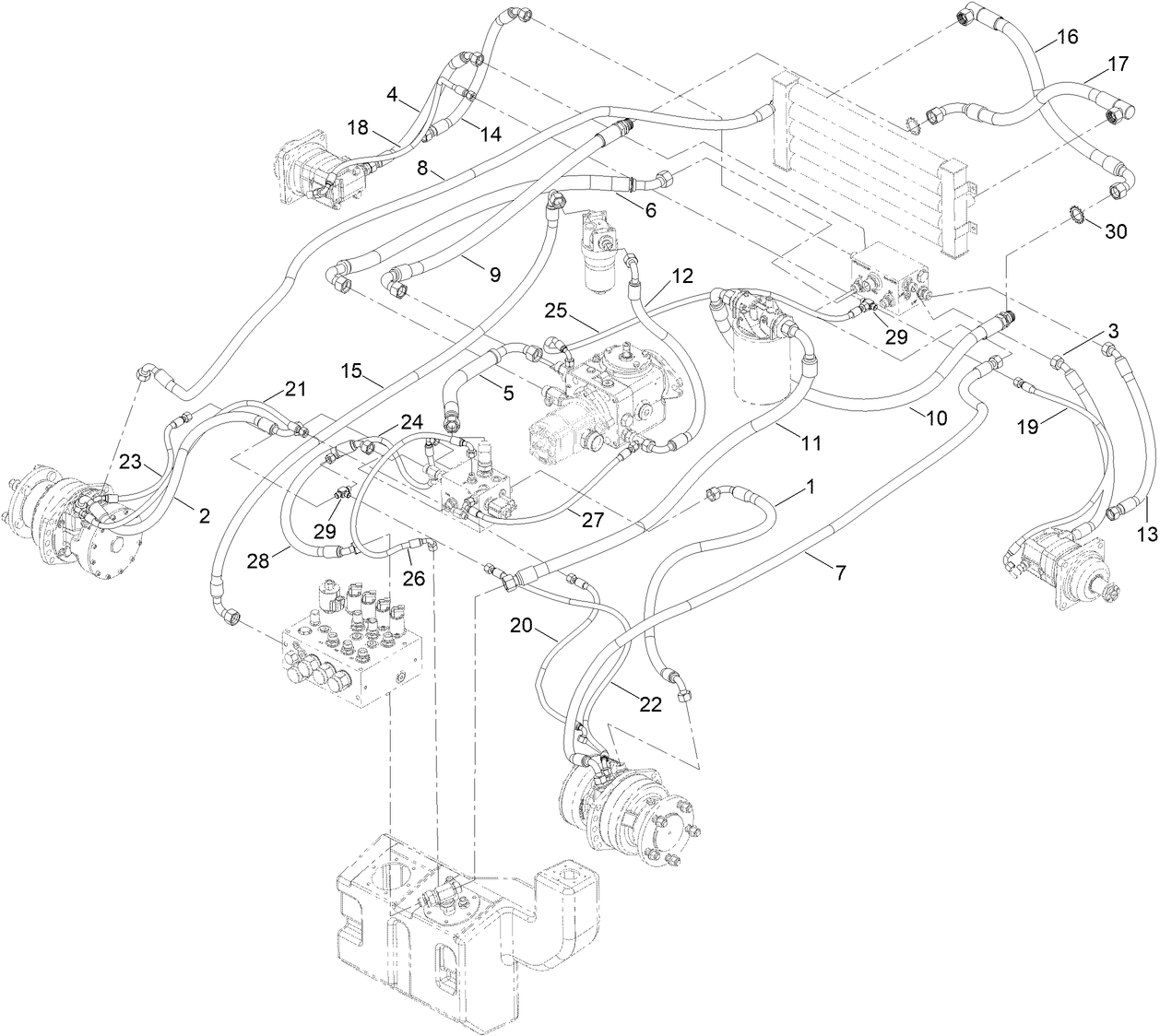 Transmission Hose Assembly