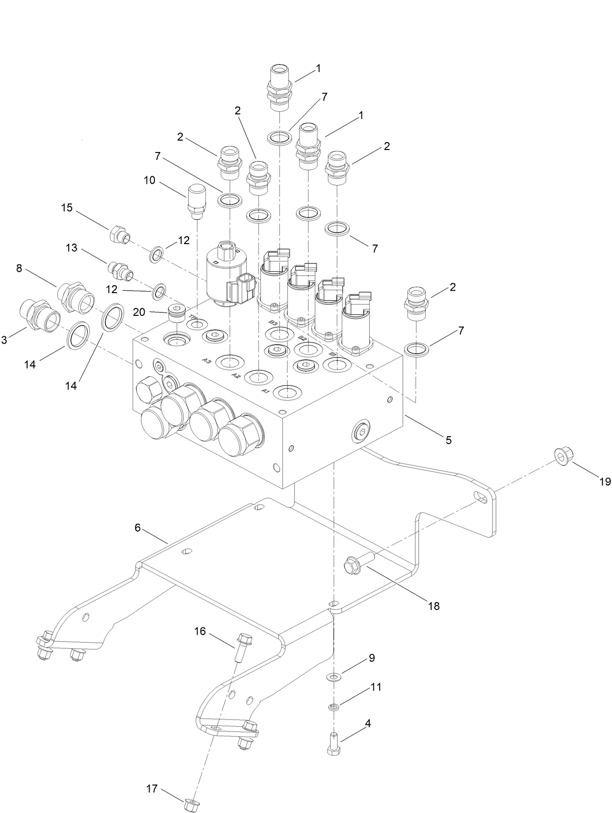 Cutters Control Manifold Assembly