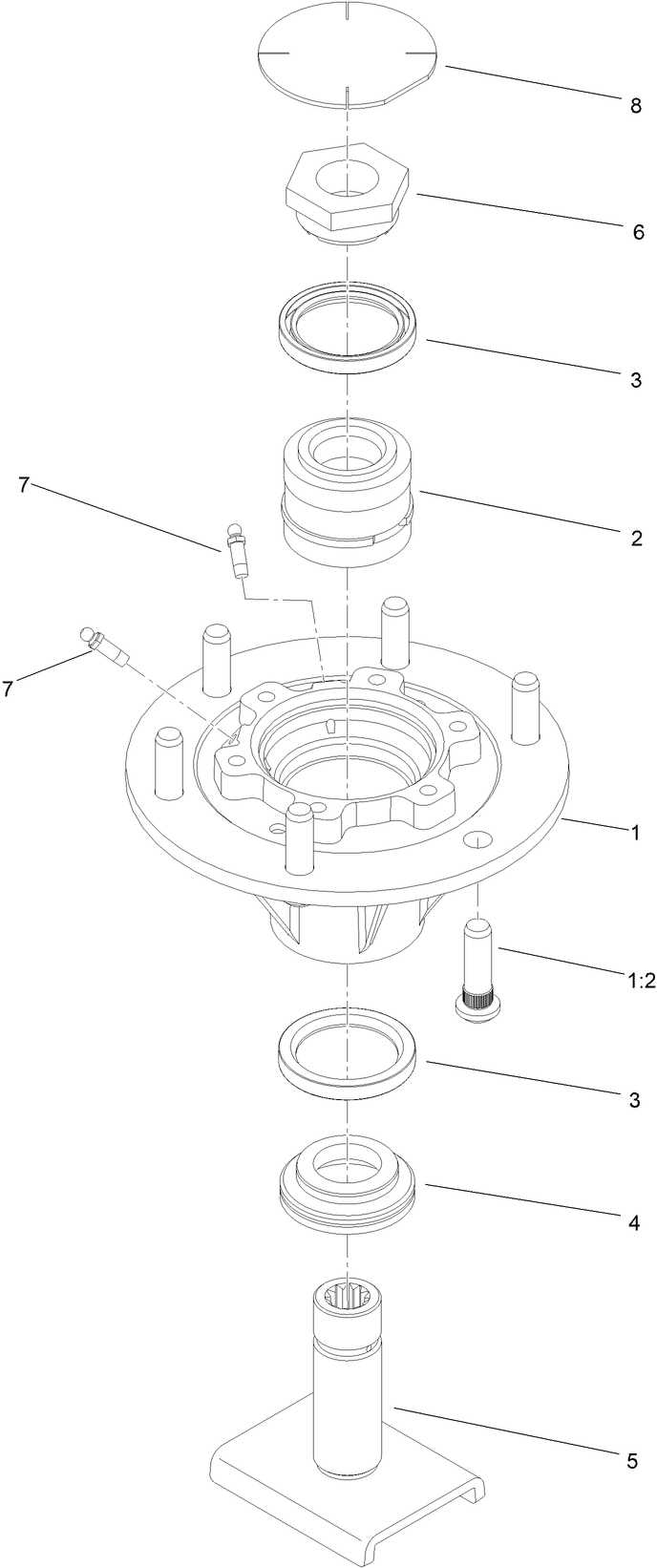 Spindle Assembly No. 121-3666