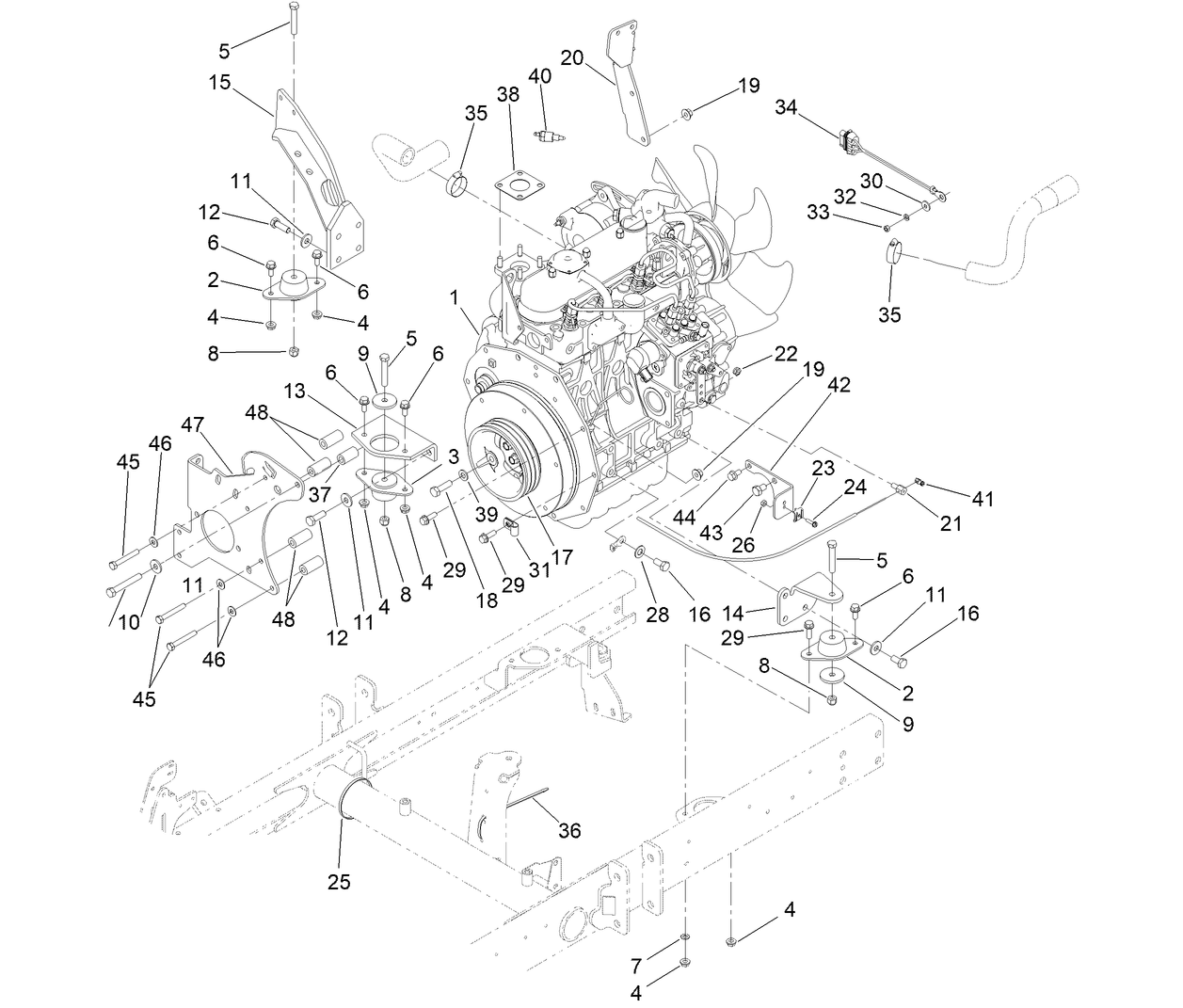 Engine Installation Assembly