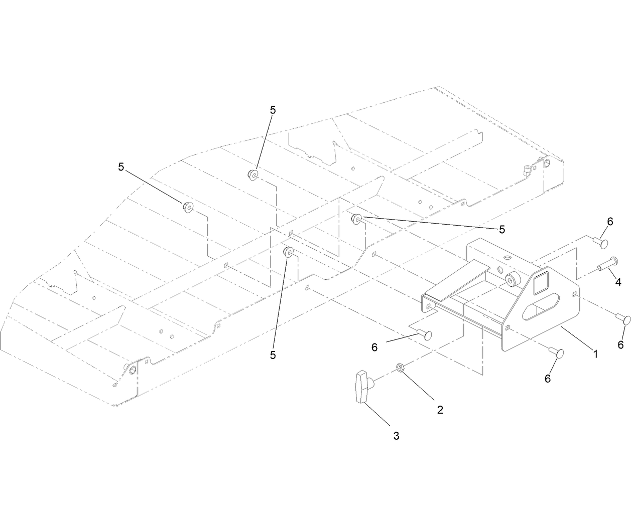 Rear Attachment Receiver Assembly
