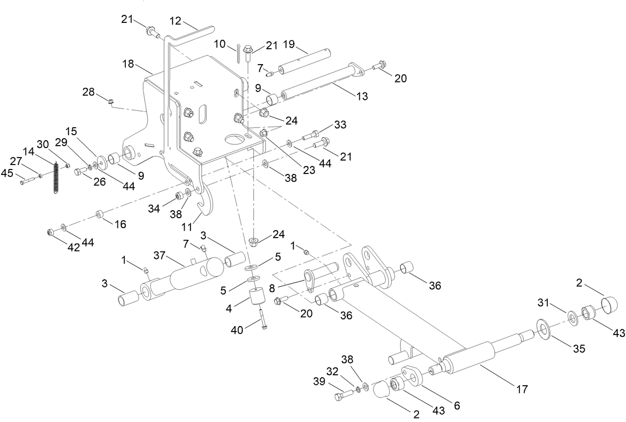 Centre Arm Assembly