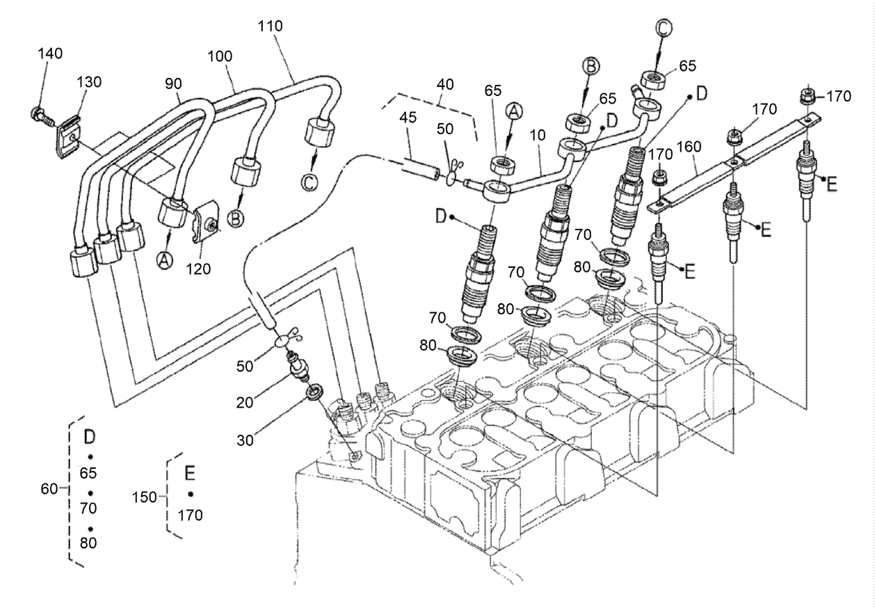 Nozzle Holder and Glow Plug Assembly