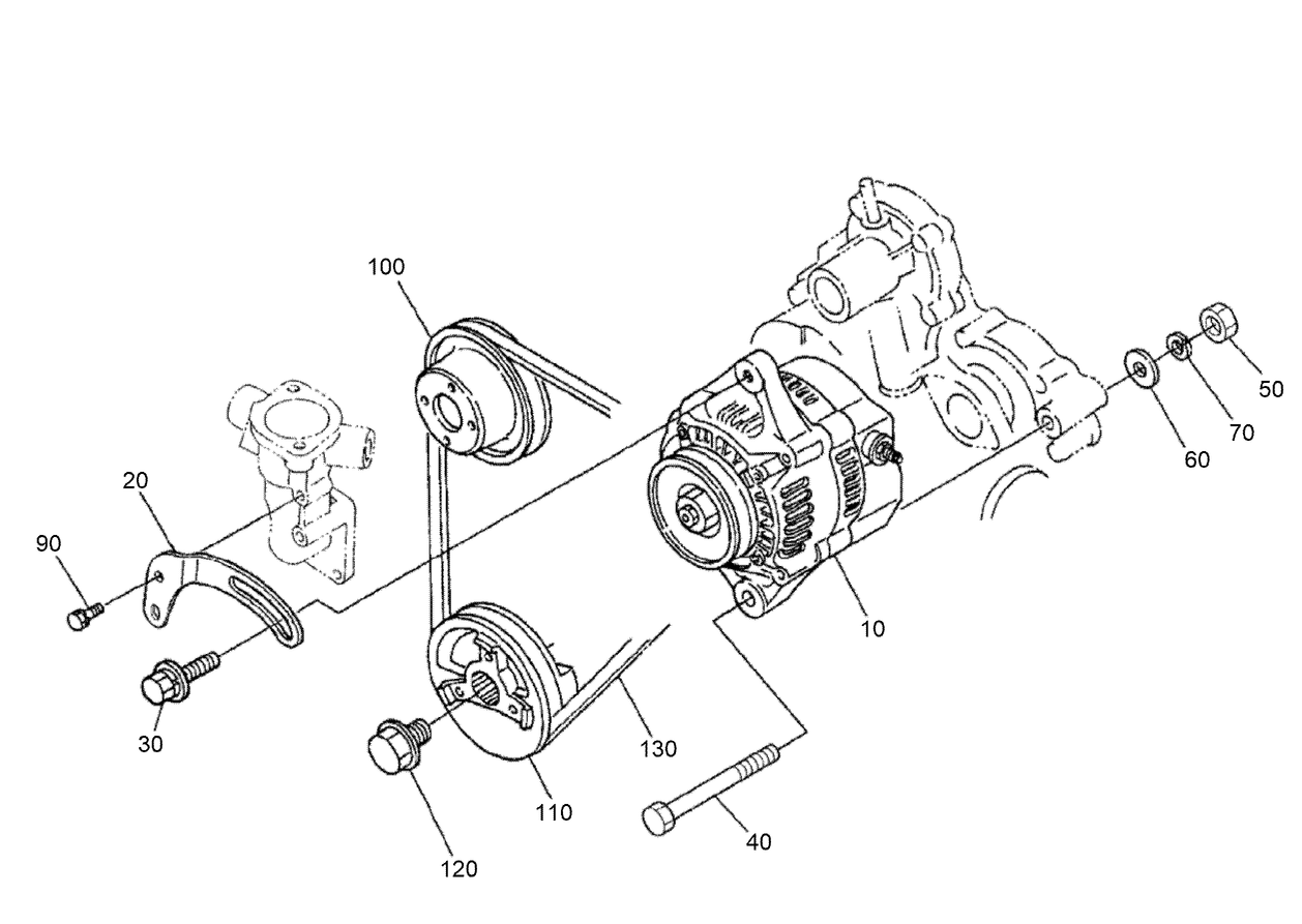 Alternator and Pulley Assembly