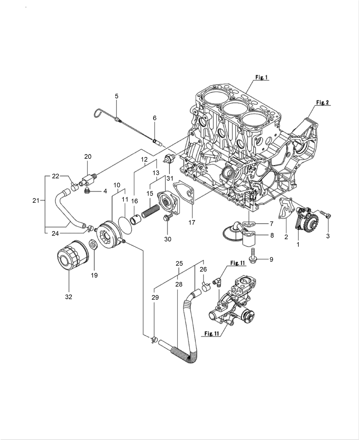 Lubrication Oil System Assembly