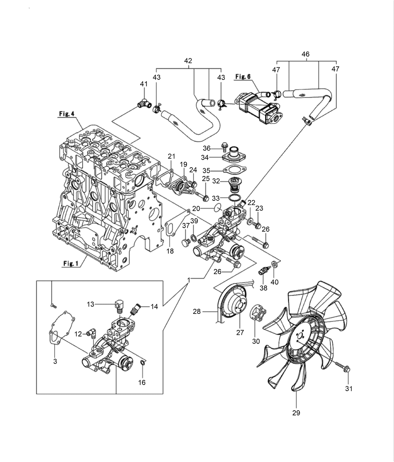 Cooling Water System Assembly