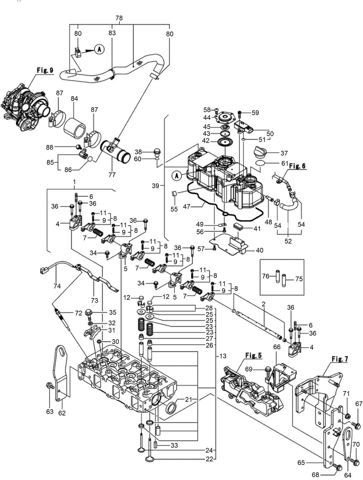 Cylinder Head and Bonnet Assembly
