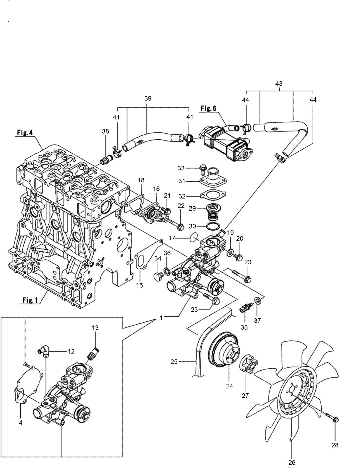 Cooling Water System Assembly