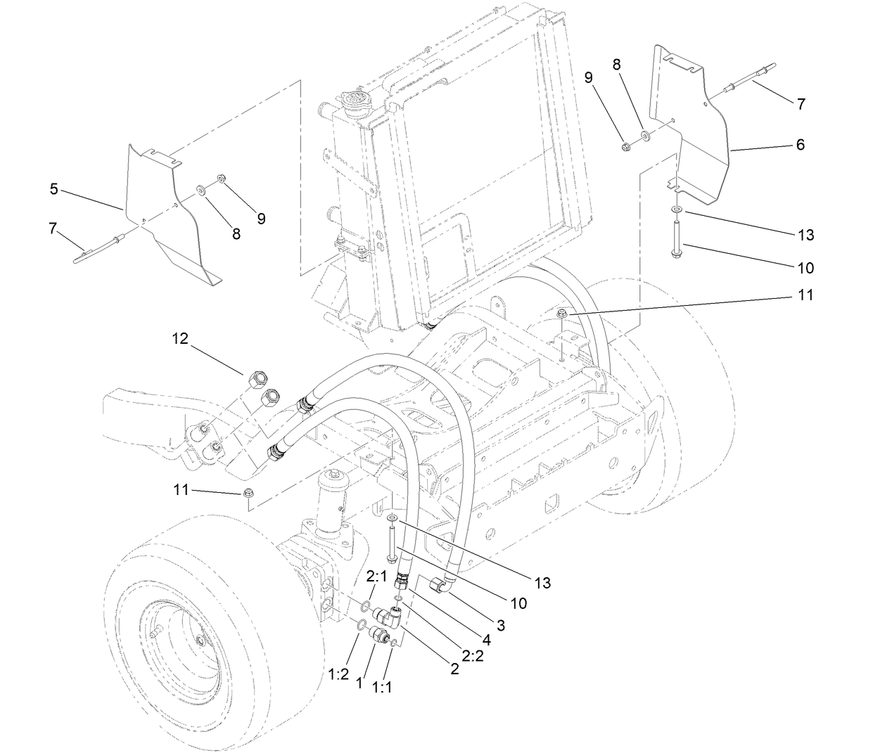 Hose Replacement Kit No. 144-3960