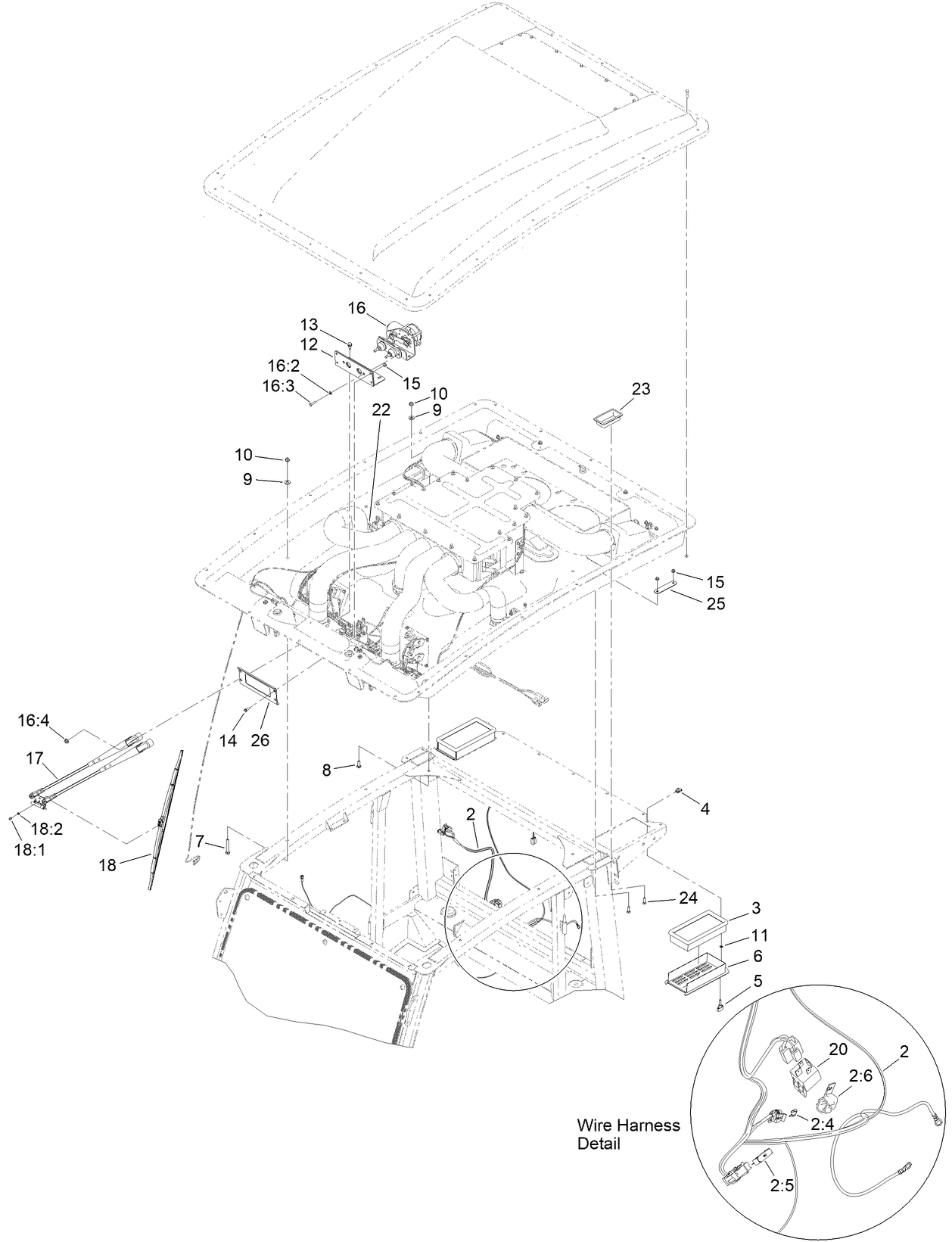 Windshield Wiper and Air Filter Assembly