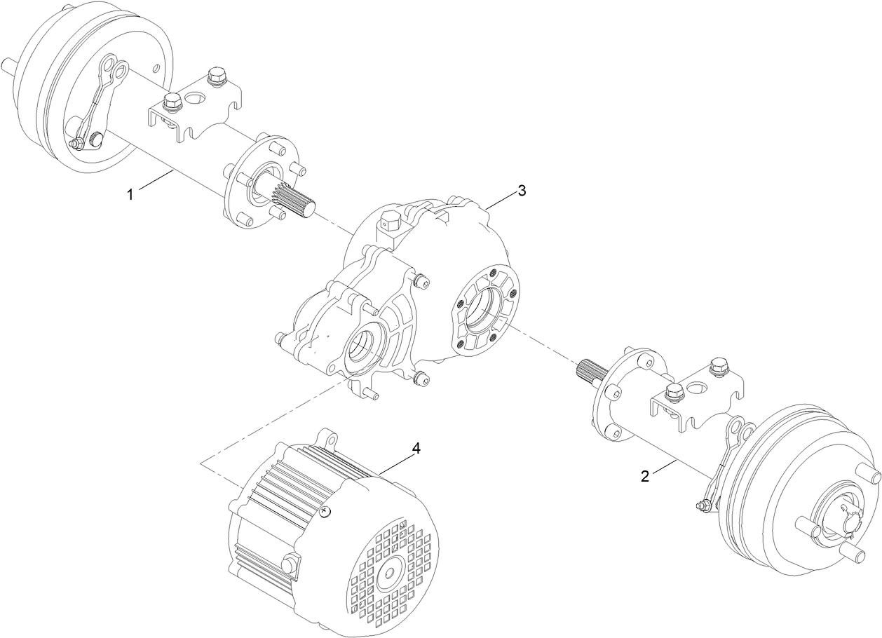 Transmission Assembly No. 134-6166