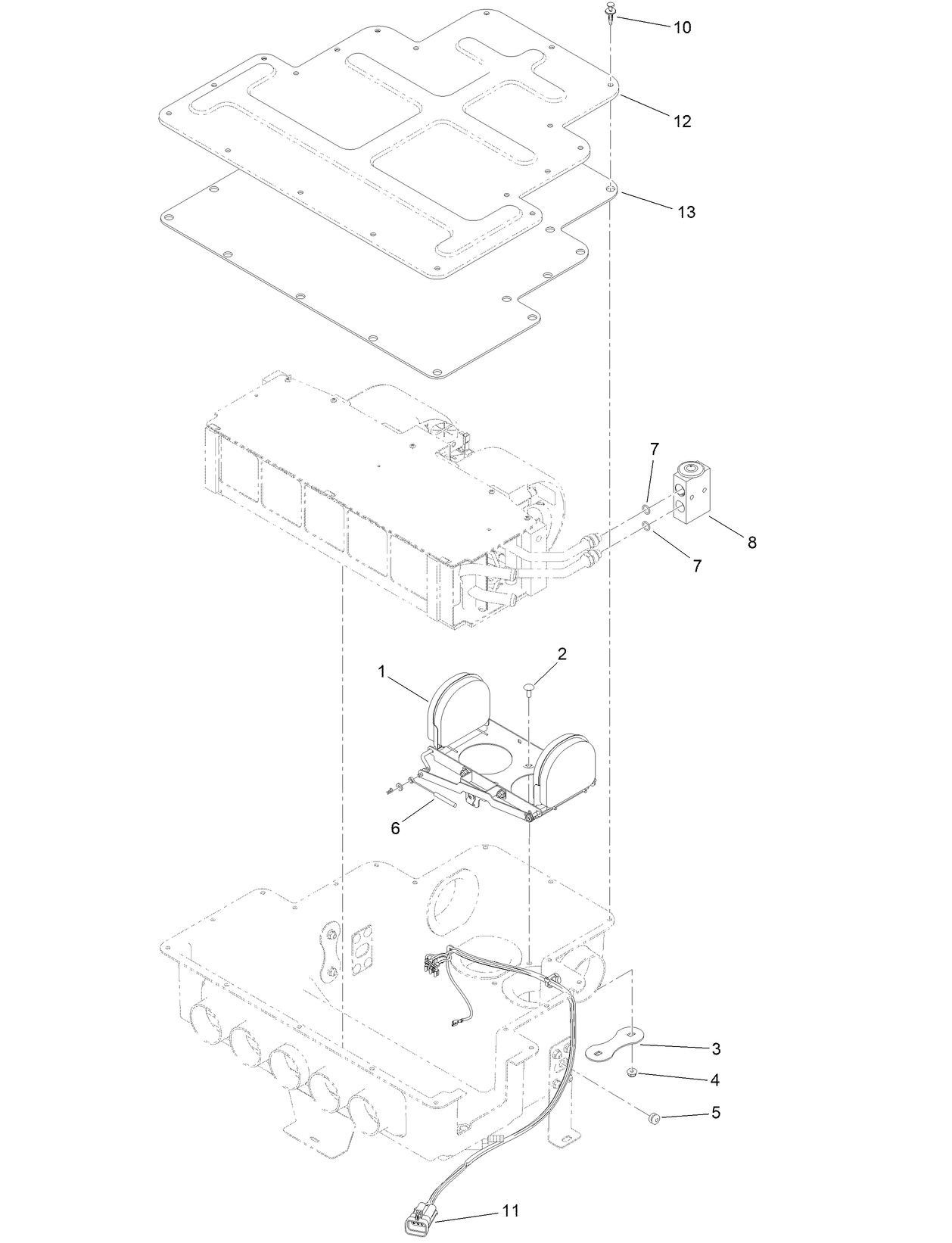 Air Diverter and Expansion Valve Assembly